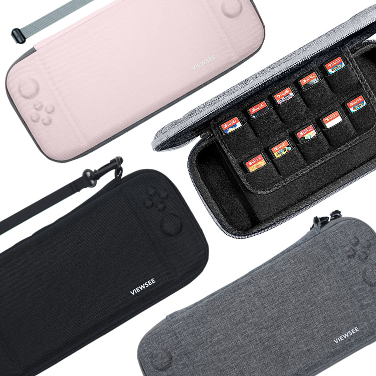 뷰씨 닌텐도 스위치 OLED 프로텍트 슬림 하드 EVA 파우치 가방 케이스아이폰x 케이스, 애플워치밴드, 아이패드 케이스 필름 추천  